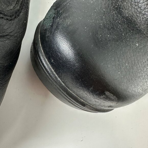 Drew Black Leather Lace-Up Ankle Boots For Men Size 9.5 - Picture 13 of 16